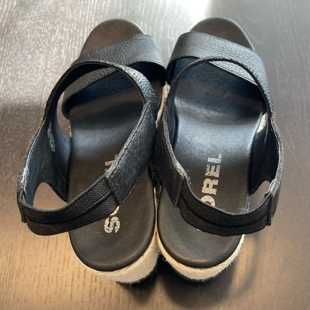 Sorel Joanie II Slingback Espadrille Wedges Sandals - Picture 4 of 8
